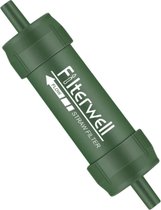 Fllterwell Paille filtrante à eau – Survie – Eau potable Zuiver et propre – Léger – Filtre à Water – Plein air – Randonnée et Marche