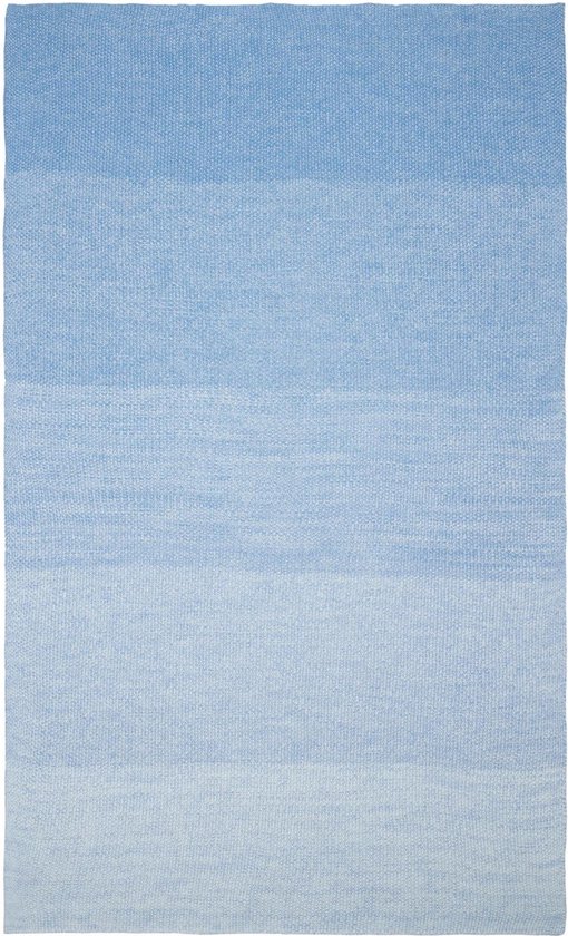 MARC O'POLO Nordic Knit Melange Plaid Denim blue - 130x170 cm