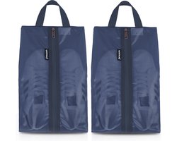 choenentas voor op reis, waterdicht TPU-mesh, robuuste YKK-ritssluiting, vuilafstotende schoenenzak, schoenenorganizer met ritssluiting, voor op reis of voor het opbergen thuis, marineblauw, verpakking van 2 stuks, schoenentas