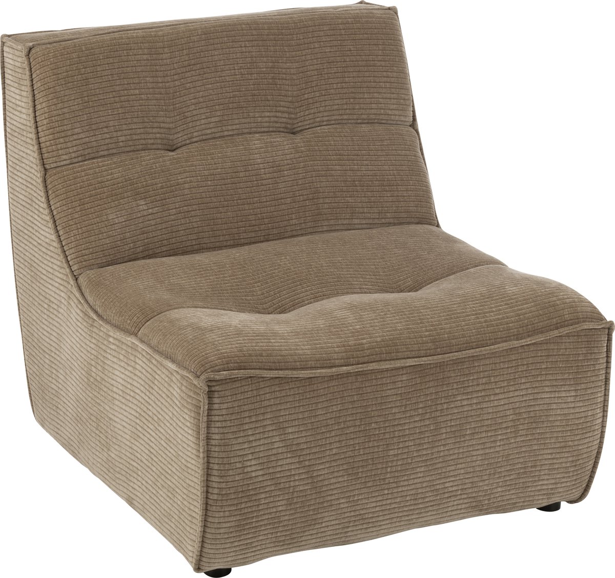 J-Line sofa Grid - populierenhout/schuim - donkertaupe