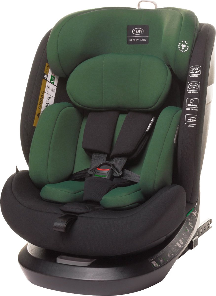 Image of 4Baby Roto-Fix Dark Green 40-150 cm 360° i-Size Autostoel
