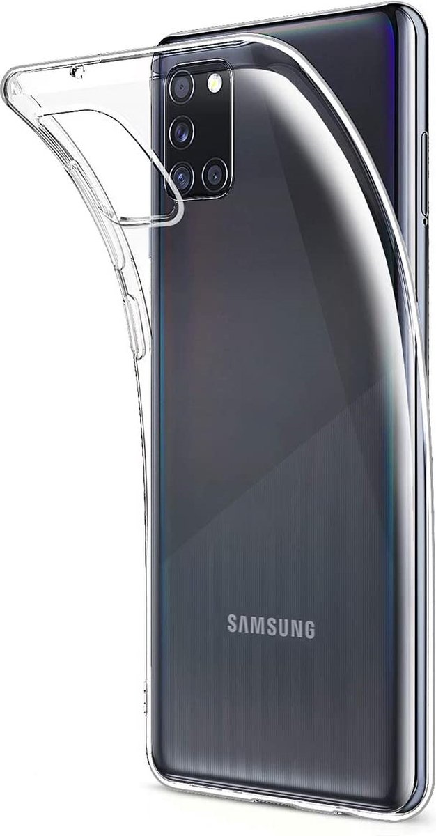 Hoesje voor Samsung Galaxy A31 backcover Shockproof siliconen Transparant