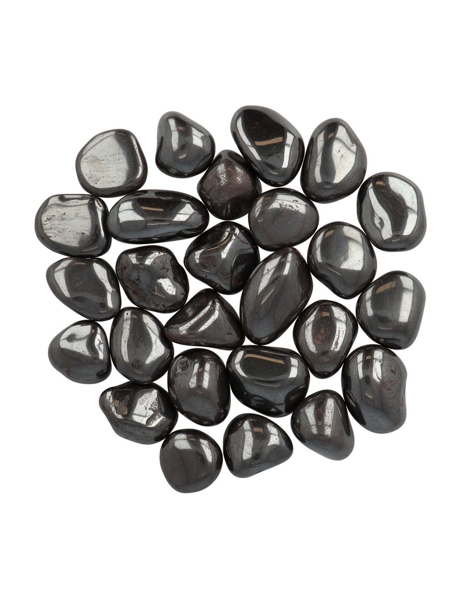 Stones & Bones® - Hematiet trommelsteen - maat 3