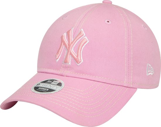 New Era Wmns 9TWENTY League Essentials New York Yankees Casquette 60434987, Femme, Rose, Casquette, taille : OSFM