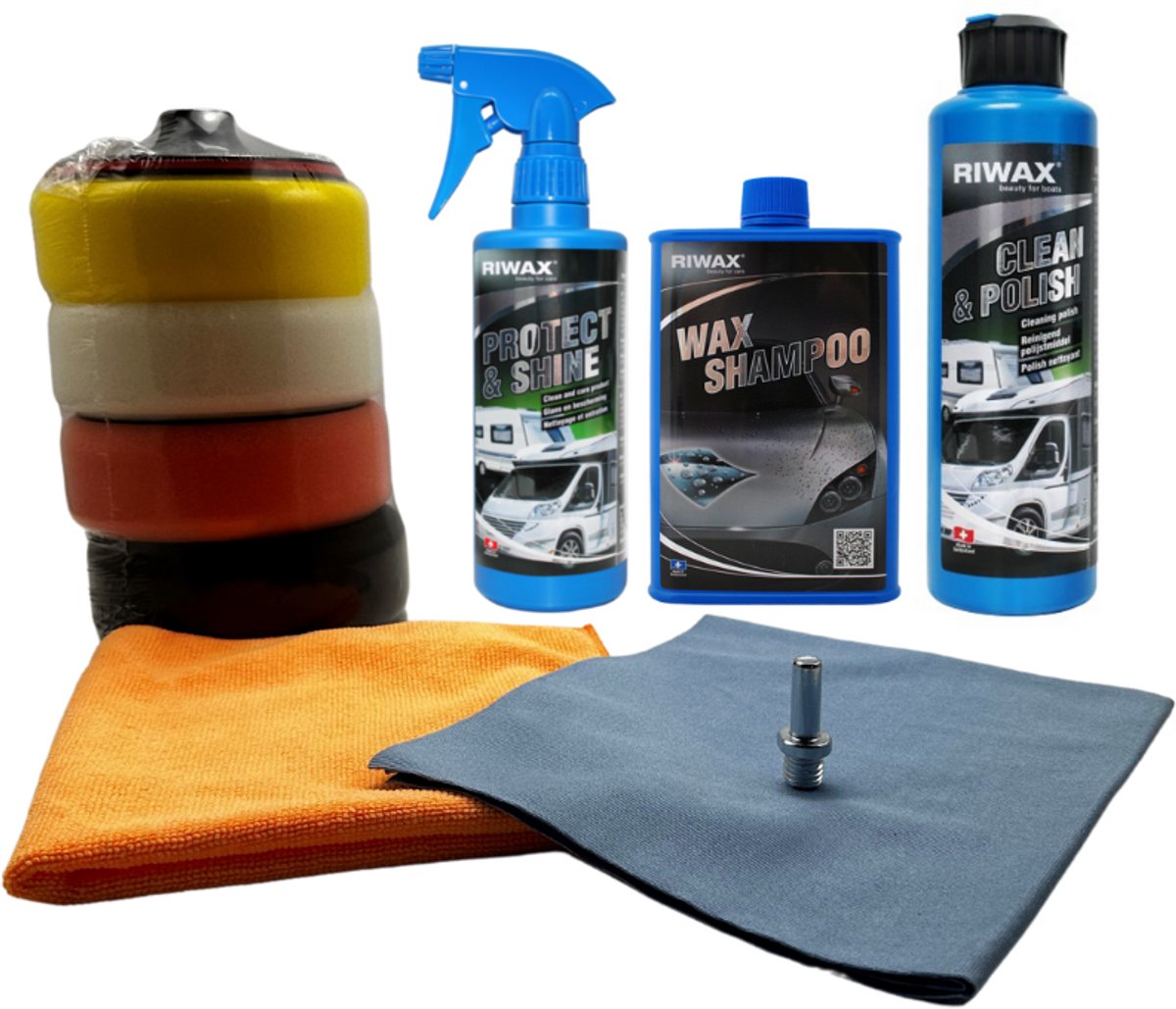 Tip-it - Poetspakket - Camper - Caravan - Caravan & camperaccessoires - Auto wassen - Incl. poetspads