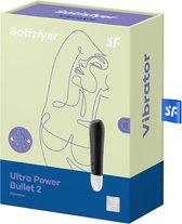 Satisfyer, minivibrator, 'Ultra Power Bullet 2', 10,5 cm, waterdicht, oplaadbaar, medische siliconen