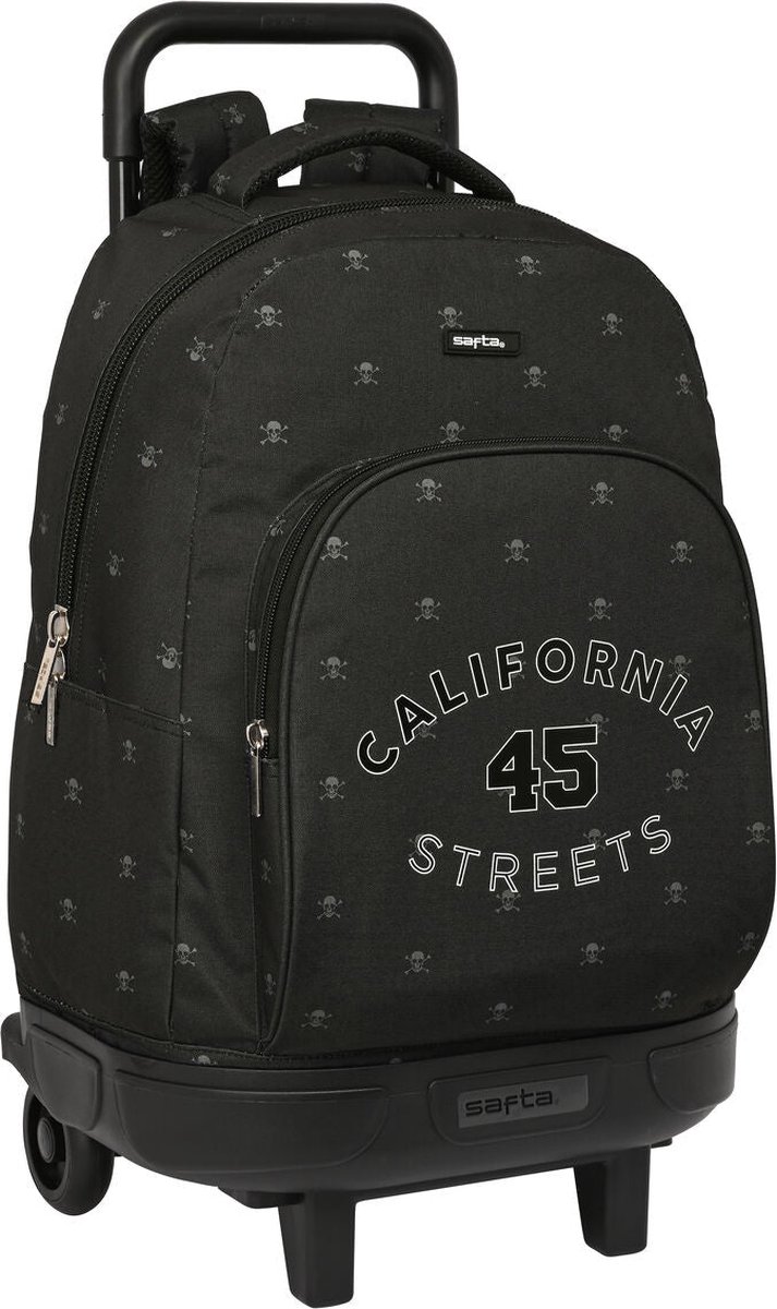 Chariot Pliable Pour Sac à Dos Scolaire - Léger Et Résistant - Noir