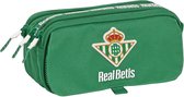 Pennenetui met 2 vakken Real Betis Balompié Groen 21,5 x 10 x 8 cm