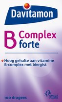 Bol.com Davitamon vitamine B-Complex Forte met Biergist en vitamine B12 - 200 Tabletten aanbieding