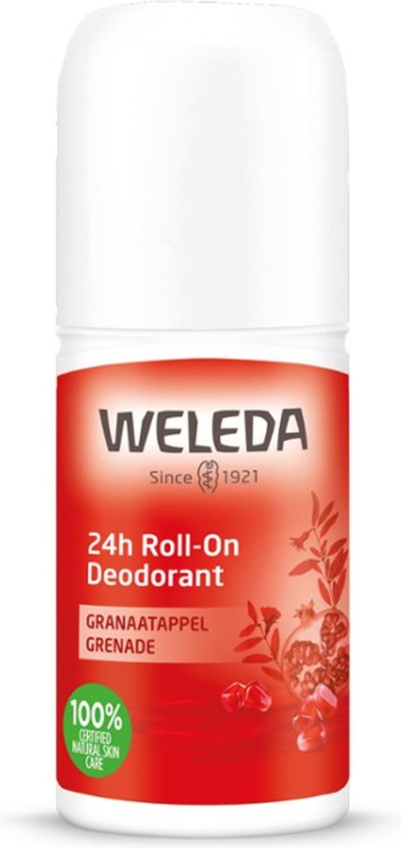 Goedkoopste Weleda Granaatappel 24H Roll-On Deodorant - Sinaasappel, Davana & Vanille - 50ml
