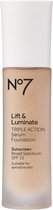 No7 Lift & Luminate Triple Action Serum Foundation Warm Ivory