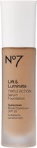 No7 Lift & Luminate Triple Action Serum Foundation Deeply Honey