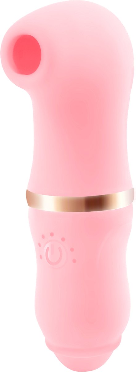 Goedkoopste Cupitoys® Luchtdruk vibrator - 12,8cm - Lichtroze - 7 standen - Vibrators voor vrouwen en mannen - Sex toys voor vrouwen en mannen