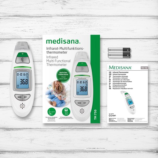 Medisana TM 750 - Lichaamsthermometer - Infrarood - Medisana