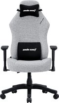 Chaise de Gaming en Fabric gris Andaseat Luna Series - chaise de jeu ultime - gris