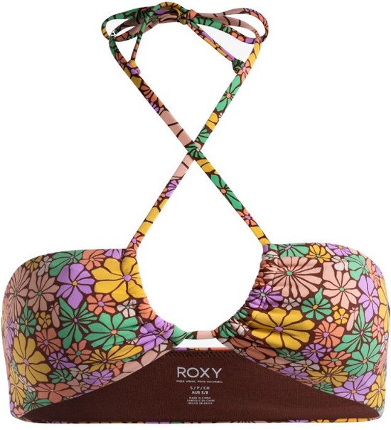 Haut de bikini bandeau Roxy All About Sol - Root Beer All About Sol Mini