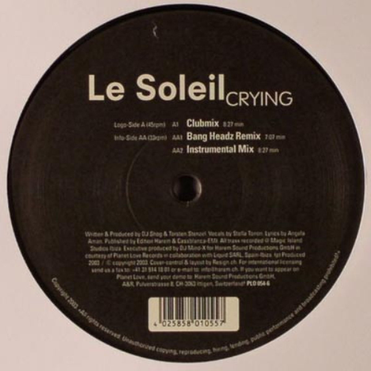 Le Soleil - Crying