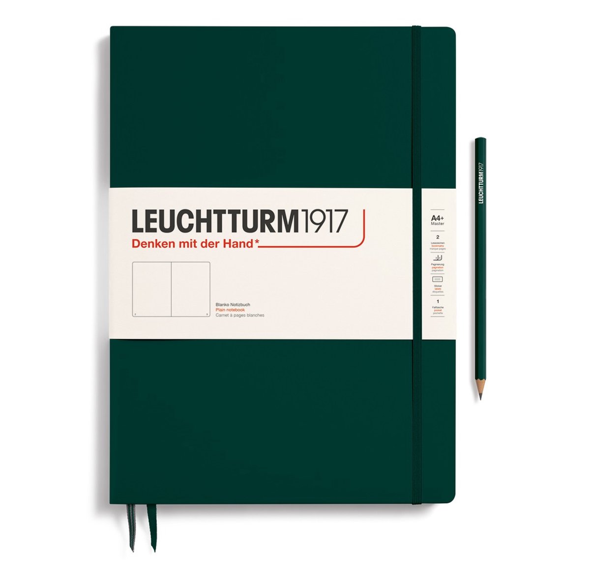 Leuchtturm1917 A4+ Master Classic Blanco Forest Green