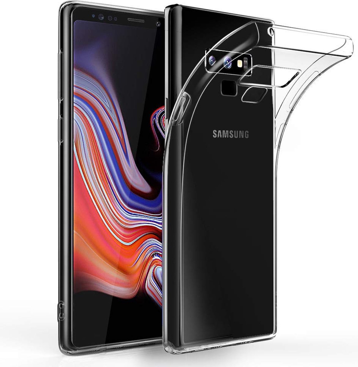 Hoesje voor Samsung Galaxy Note 9 backcover Shockproof siliconen Transparant
