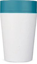 Circular&Co. Reusable Coffee Cup 8oz/227 ml Chalk and Aquamarine Green