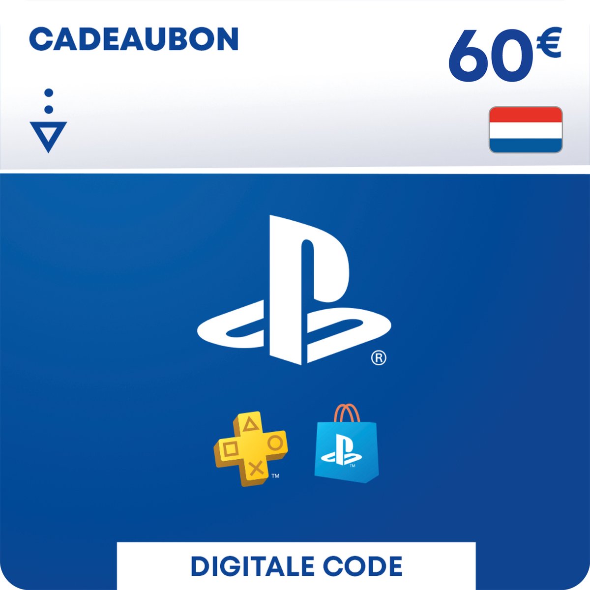 60 euro PlayStation Store tegoed - PSN Playstation Store Kaart (NL) - Sony digitaal