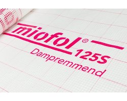 Isolatiemateriaal Miofol 125S dampremmende folie (binnenzijde) 1,5 x 50 m - isolatie materiaal
