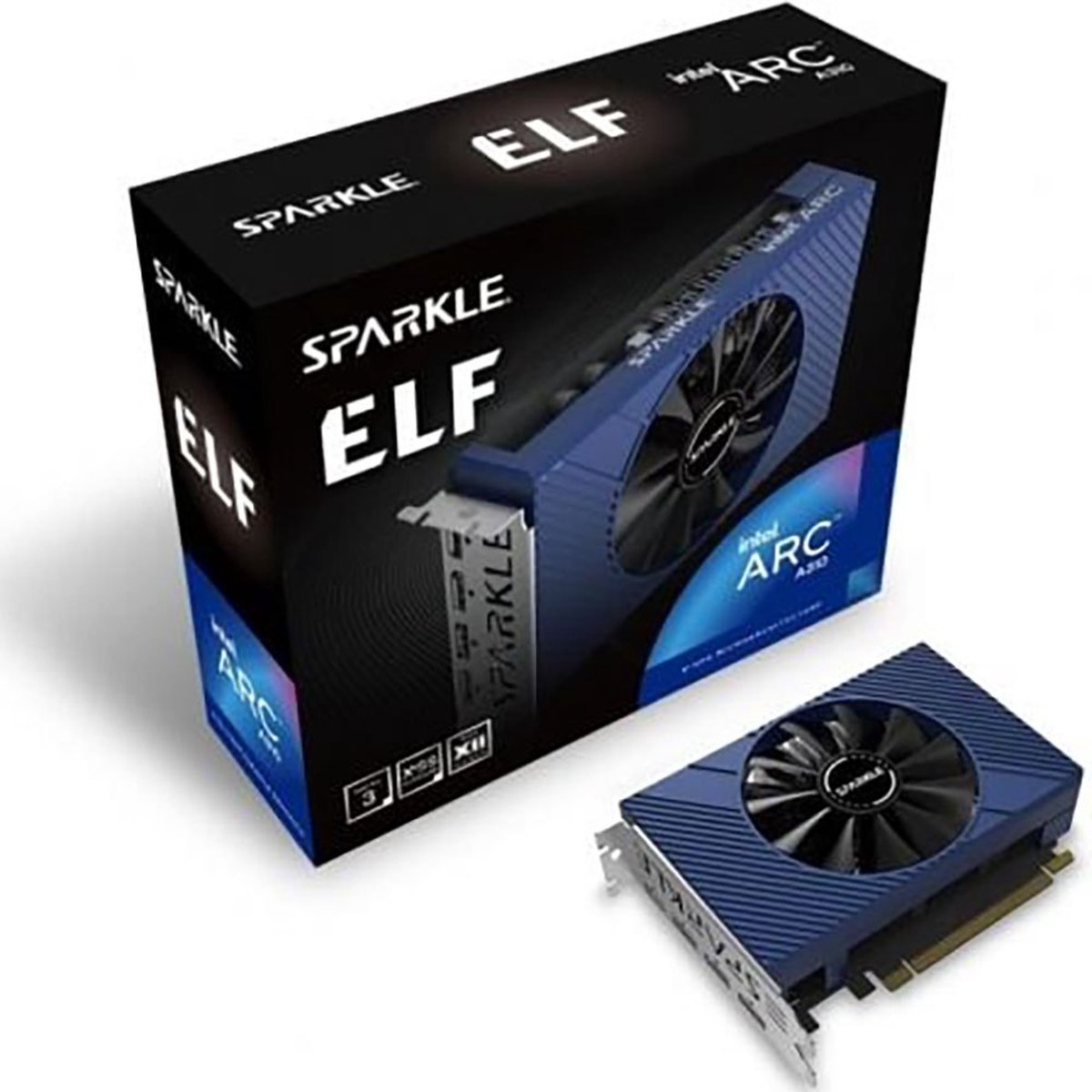 Sparkle Intel Arc A310 Elf 4gb Gddr6 Grafische Kaart Transparant