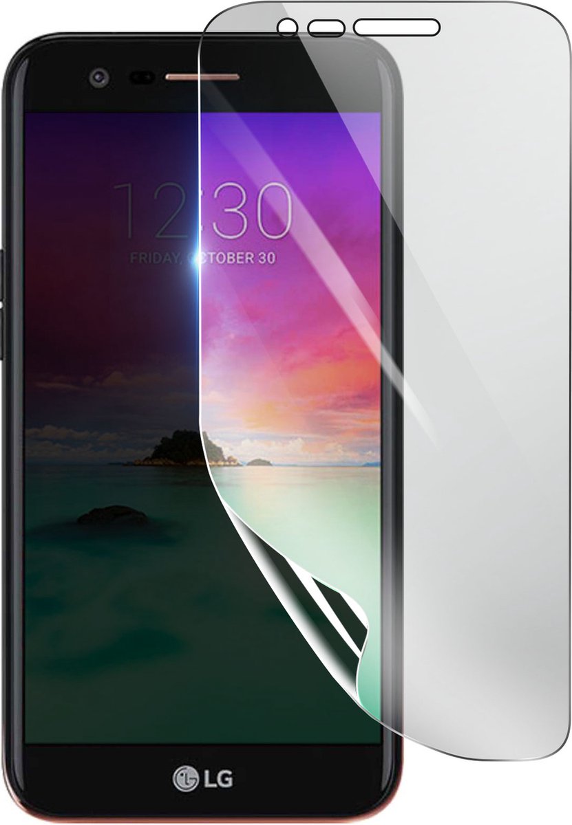 3mk, Geschikt voor LG K10 (2017), Schokbestendige Hydrogel Screenprotector, Transparant