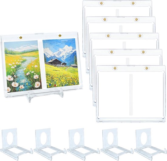 Mcbazel 3 kaartsleuven 35PT kaartenframe acryl magnetisch transparant