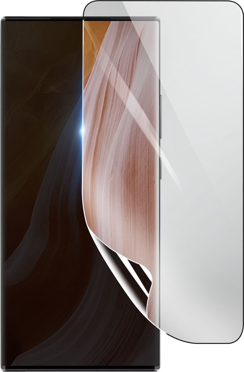 3mk, Geschikt voor ZTE Axon 40 Pro, Schokbestendige Hydrogel Screenprotector, Transparant