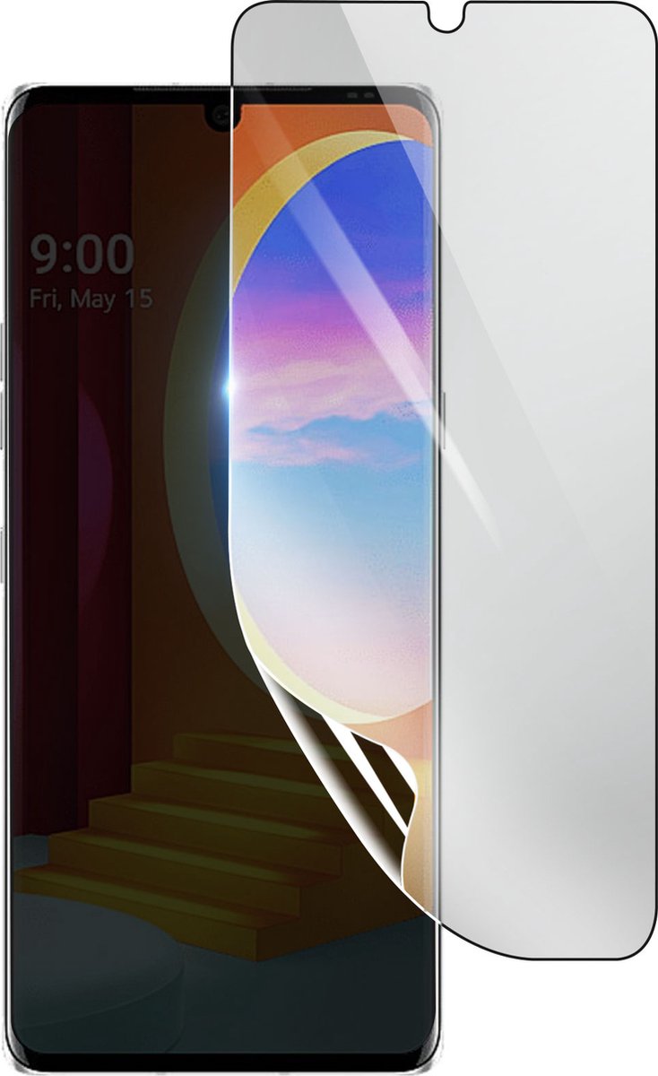 3mk, Geschikt voor LG Velvet, Schokbestendige Hydrogel Screenprotector, Transparant