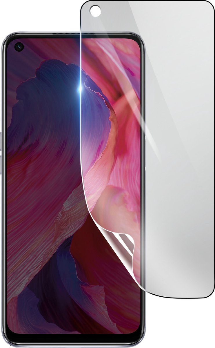 3mk, Geschikt voor Oppo A74 5G, Schokbestendige Hydrogel Screenprotector, Transparant