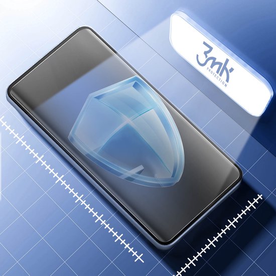 3mk, Geschikt voor Xiaomi Mi Mix 3, Schokbestendige Hydrogel Screenprotector, Transparant