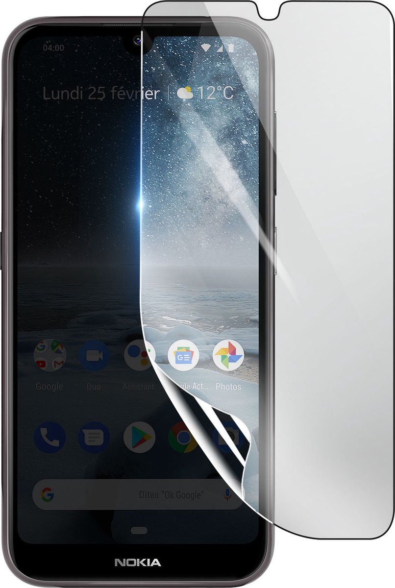 3mk, Geschikt voor Nokia 4.2, Schokbestendige Hydrogel Screenprotector, Transparant