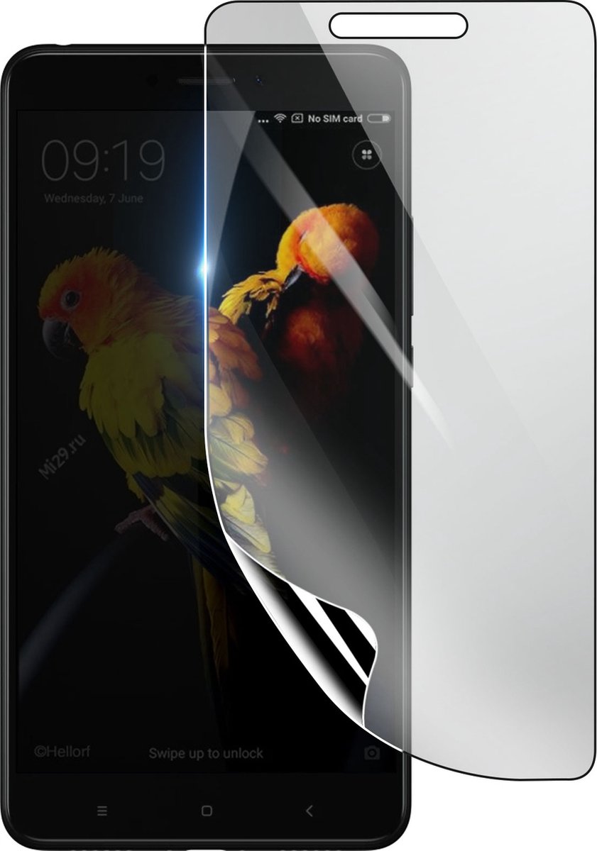 3mk, Geschikt voor Xiaomi Mi Max 2, Schokbestendige Hydrogel Screenprotector, Transparant