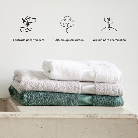 Yumeko Serviettes de Yumeko vertes - 2 pièces