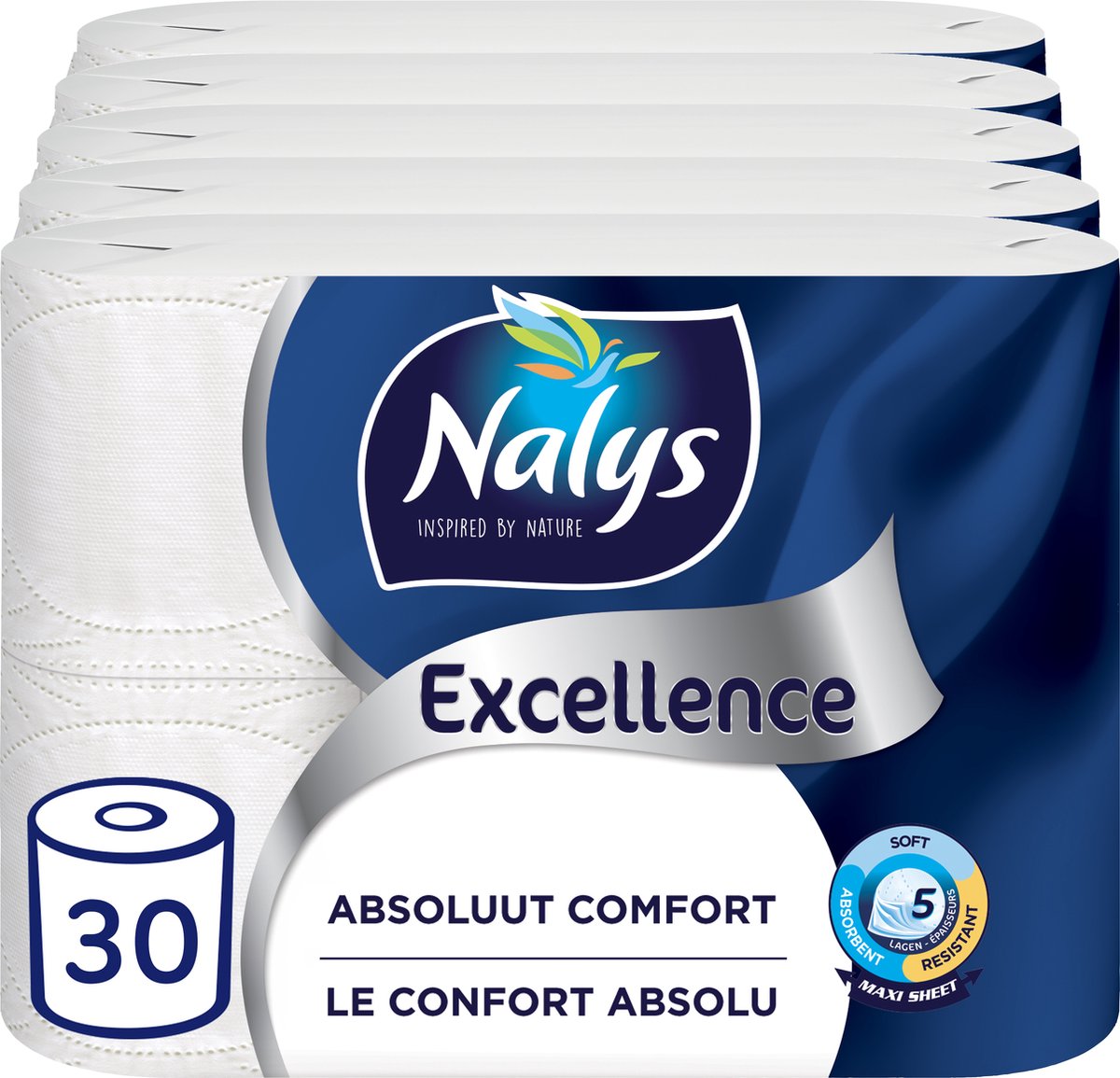 Nalys 5层卷纸64卷装 2