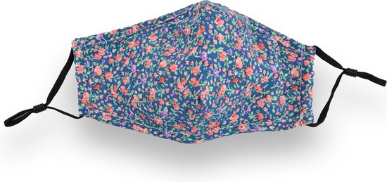 Édition Limited : Mondkapjes lavables élégants avec motif floral - Multicolore - Non Medisch - Confortable 100 % Katoen - Pour femmes et Filles