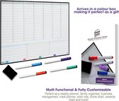 whiteboard - Magnetisch bord 43 x 33 x 0.5 cm;