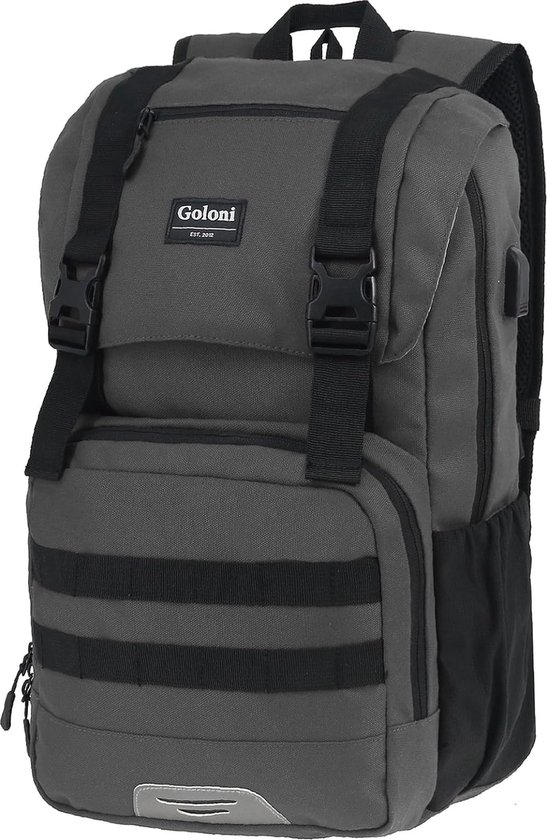 Goloni Casual Travel rugzak - Lichtgewicht rugzak - met USB oplaadpoort - Anti diefstal zak