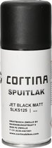 Spuitlak Cortina Jet matt black UZZ69005 150ml