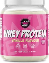 Bakje Geluk - Whey Protein - Vanille - 1000 gram - Proteine poeder - Eiwitten
