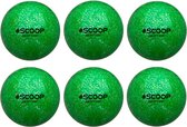 Scoop Astro Hockeybal - Standard - Green Glitter - set van 6