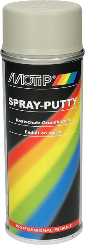 Aérosol Motip enduit en spray protection rouille avec couleurs arc-en-ciel. Résultat professionnel.