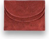 Portefeuille - portefeuille femme - portefeuille homme - cartes portefeuille - portefeuille femme petit - portefeuille petit - Porte-monnaie - 4E-1202 - portefeuille rouge - portefeuille rouge - rouge