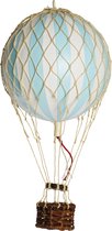 Authentic Models - Luchtballon Floating The Skies - Luchtballon decoratie - Kinderkamer decoratie - Licht Blauw - Ø 8,5cm