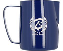 Barista Space - 600 ml Teflon Blue Milk Jug (Pitcher / opschuim kannetje)