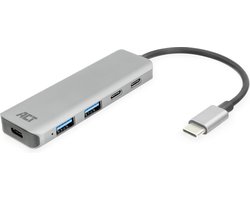 ACT USB-C hub 3.0, 2x USB-A, 2x USB-C AC7072