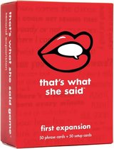 That's What She Said First Expansion Card Game