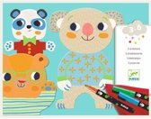 Djeco - Schattige dieren - 3 tekenborden